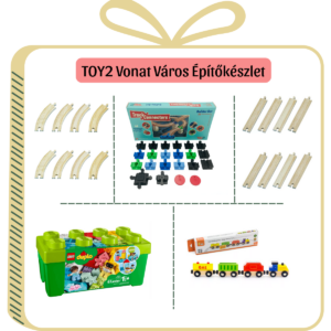 Vonat Város Építőkészlet - Kisvonattal